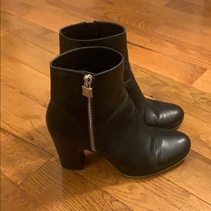 Michael Kors Leather Ankle Boots
